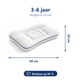 ErgoCloud™ Wasbaar Ergonomisch Kinderkussen