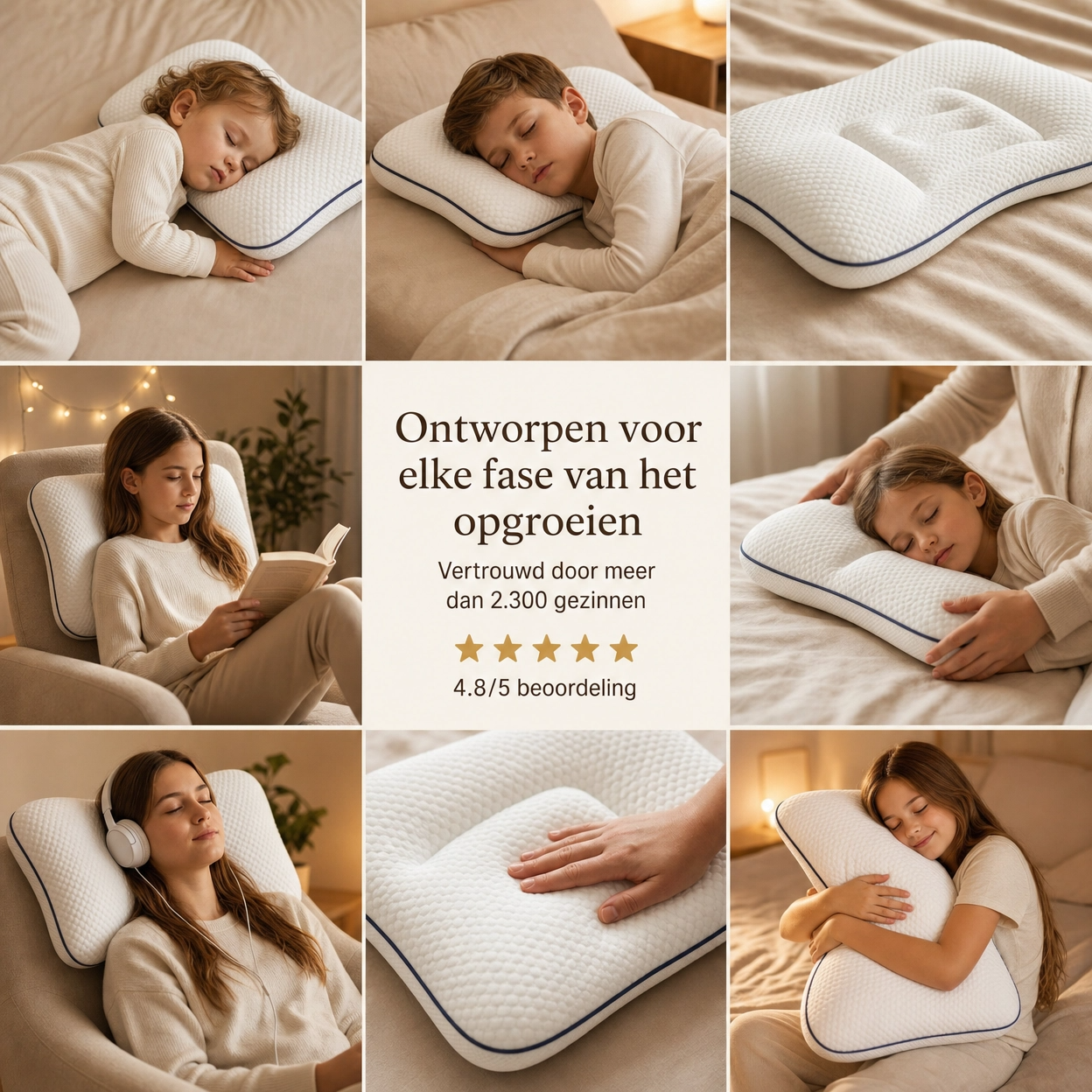 ErgoCloud™ Ergonomisch Kinderkussen